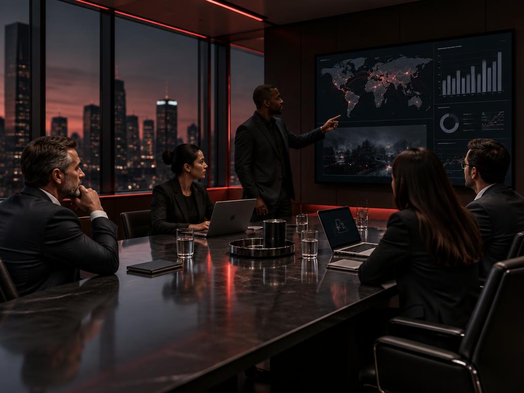 IT professionals reviewing strategy