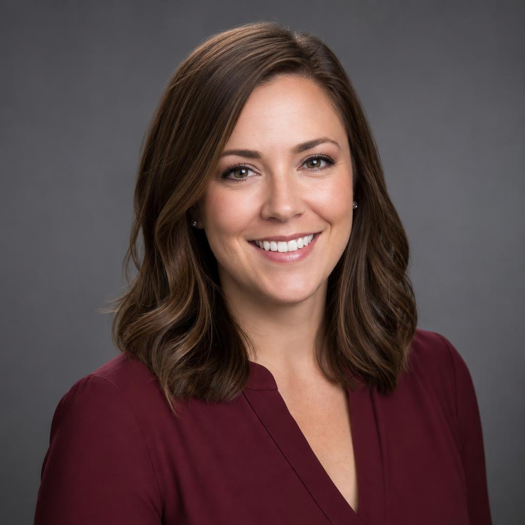 Portrait of Sarah, Client Operations Manager at Bytes